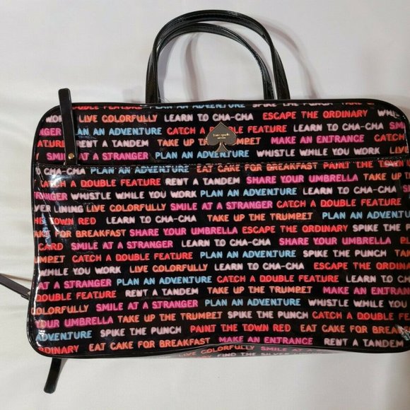 Kate Spade Travel Cosmetic Tioletries Makeup  Zip - Picture 2 of 11